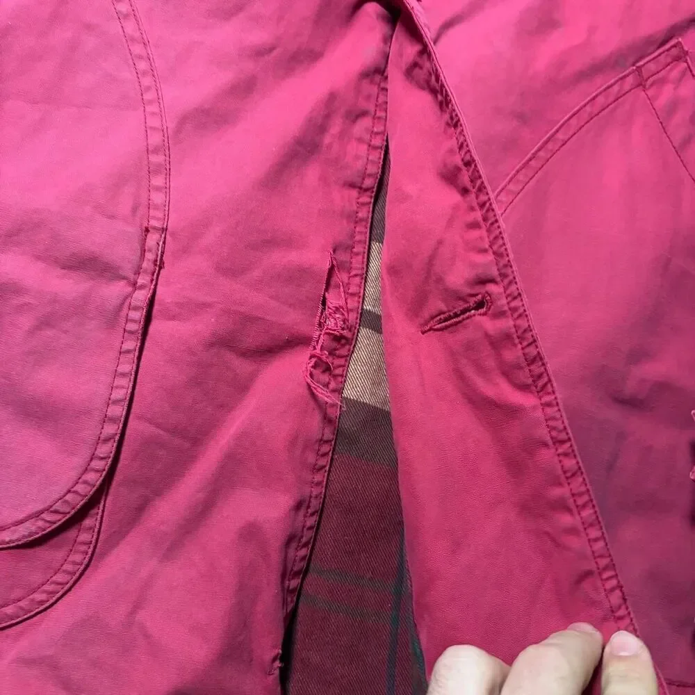 Jcrew Men's Pink and Red Jacket